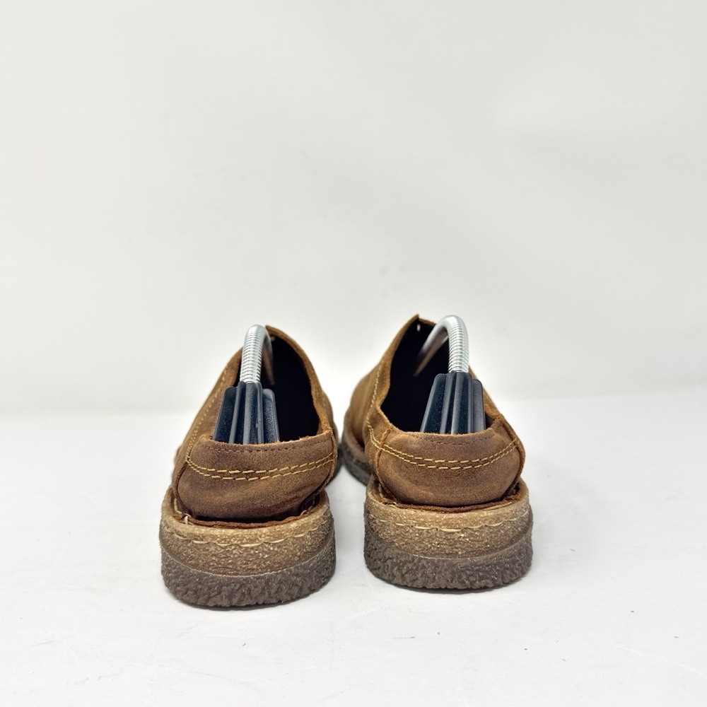 Born Seanna Distressed Suede Leather Slip On Clogs Brown Size 8.5 - Picture 7 of 12
